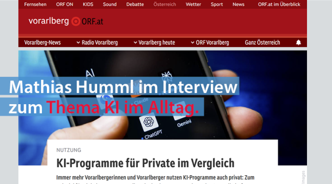 KI im Alltag ORF Interview