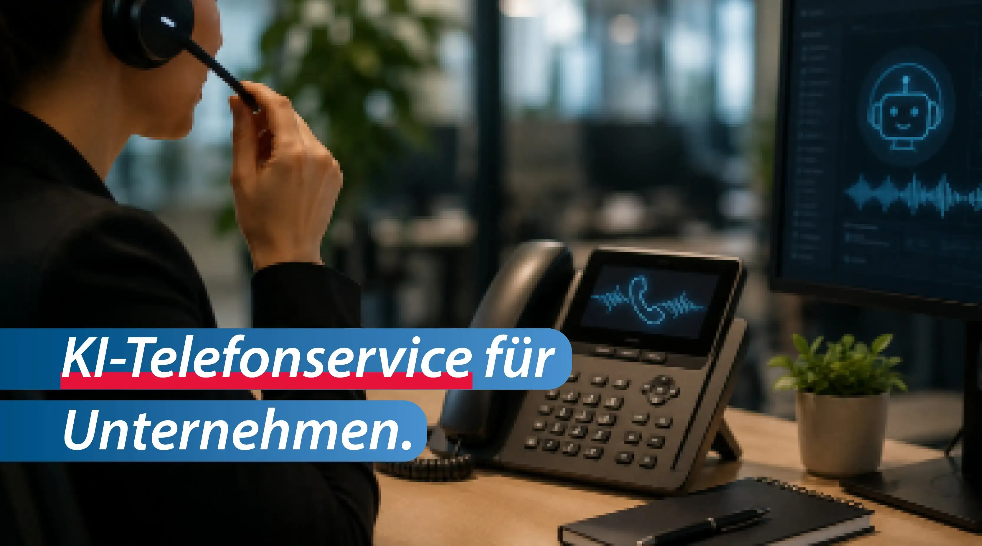 KI-Telefonservice für Unternehmen